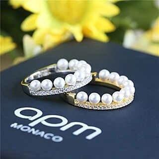 Кольцо фирменное с жемчугом Ювелирные украшения