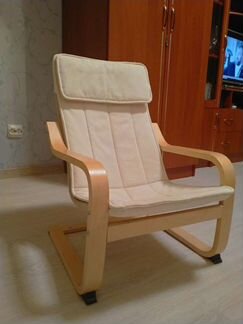 Маленькое (детское) кресло-качалка IKEA поэнг