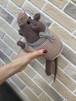 Мышка вязанная