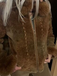 Дубленка курткв р 42,44 мех