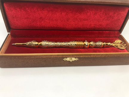 Ручка подарочная «Герб РФ», Златоуст