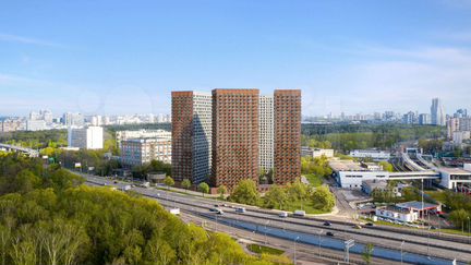 2-к апартаменты, 52.3 м², 7/28 эт.