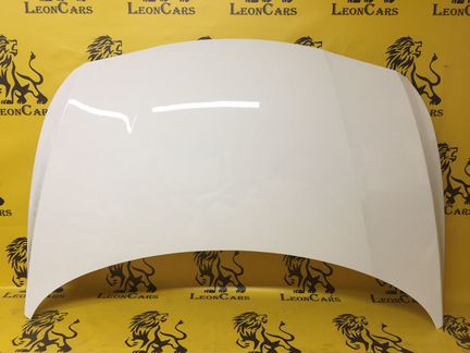 Капот белый Хендай Солярис Hyundai Solaris 14-17