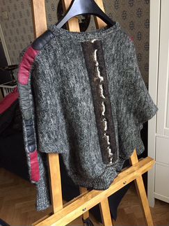 Мохеровый пуловер