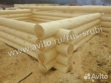 Сруб 5х6+2 с террасой рубка в чашу