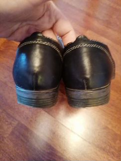 Туфли закрытые ботинки кожа