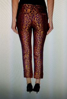Брюки супермодные жаккард