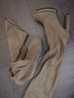 Новые сапоги ботфорты чулки на платформе