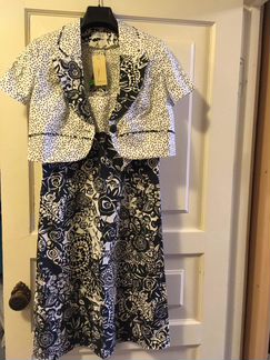 Белорусский костюм (платье и жакет) размер 46-48