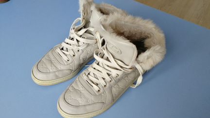 Кеды высокие Gucci, оригинал