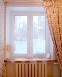 Тюль розовая