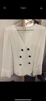 Блуза-смокинг Zara