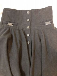 Юбка школьная серая