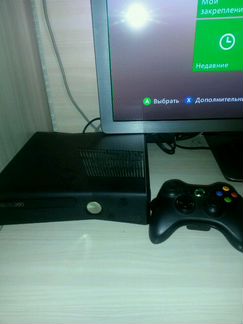 Xbox 360 slim 250gb прошитый куча игр