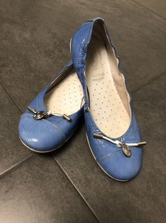 Балетки голубые 36 размер